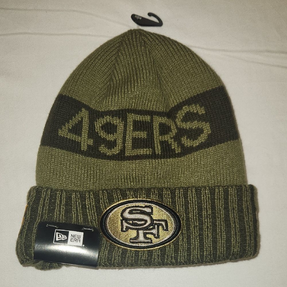 NEW 2025 San Francisco 49ers Salute To Service Beanie NWT